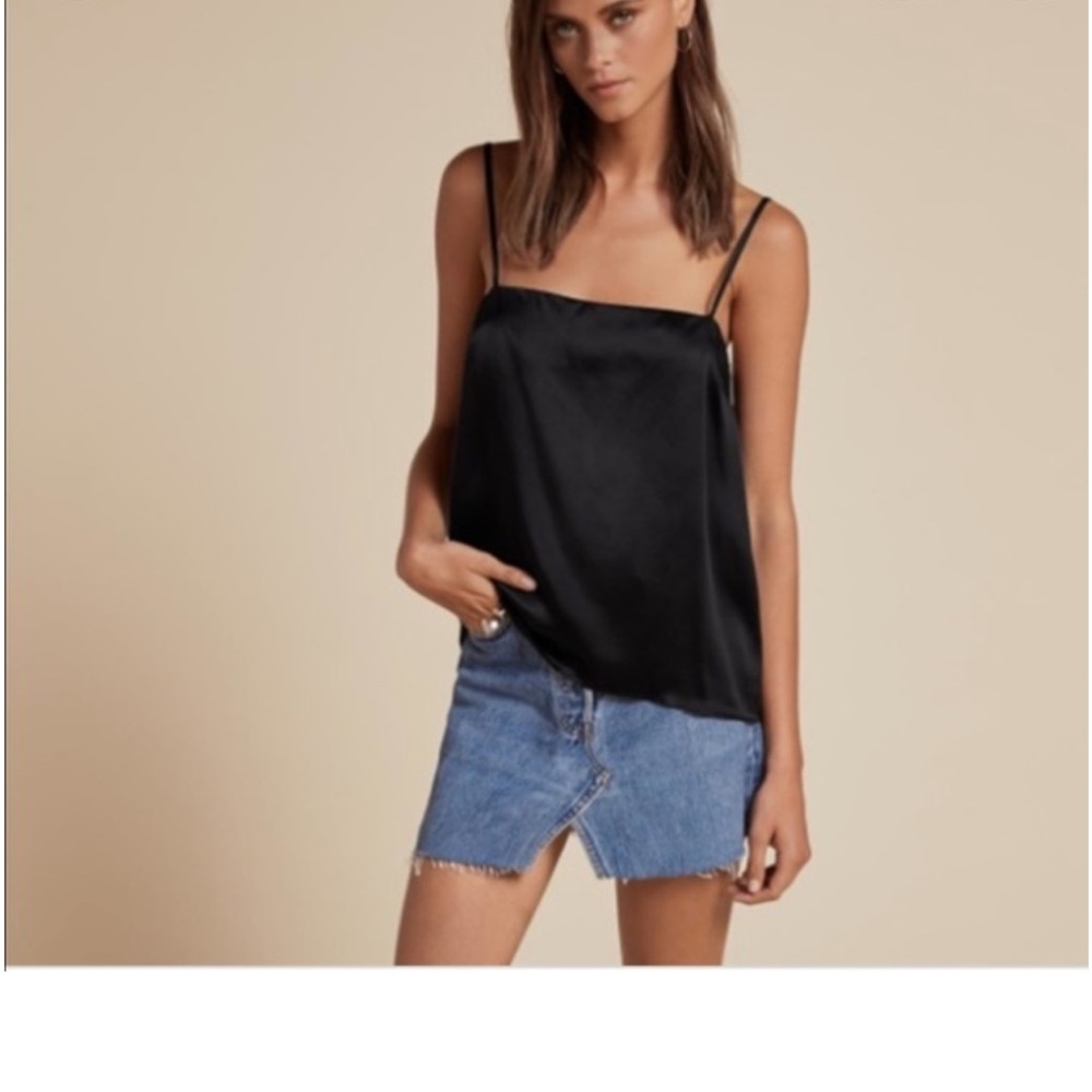 Reformation (Red) Silk top
